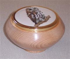 Lidded bowl by Trevor Commins